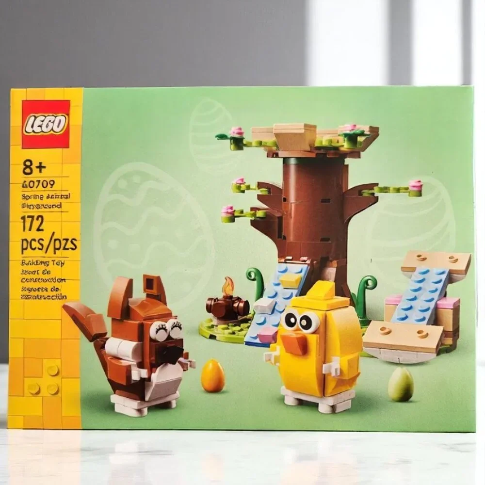New LEGO Spring Animal Playground Building Toy Set Squirrel Chick Bird Figure 40